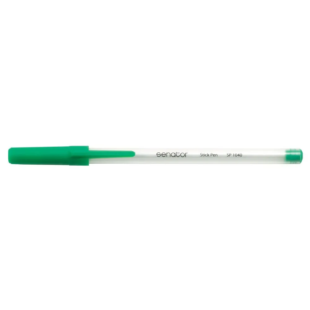 Pix senator stick pen seria 1000 0.7 mm plastic verde Senator - 1