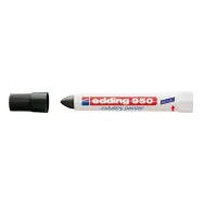 Marker permanent edding 950 industrial corp plastic varf rotund 10mm negru Edding - 1