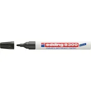 Marker permanent edding 8300 industrial corp metalic varf rotund 1.5-3 mm negru Edding - 1