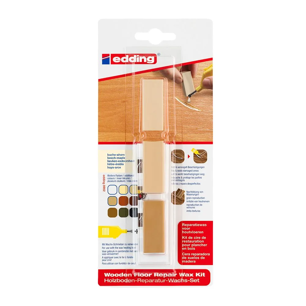 Kit edding 8902 ceara pentru reparatii pardoseala artar blister Edding - 1
