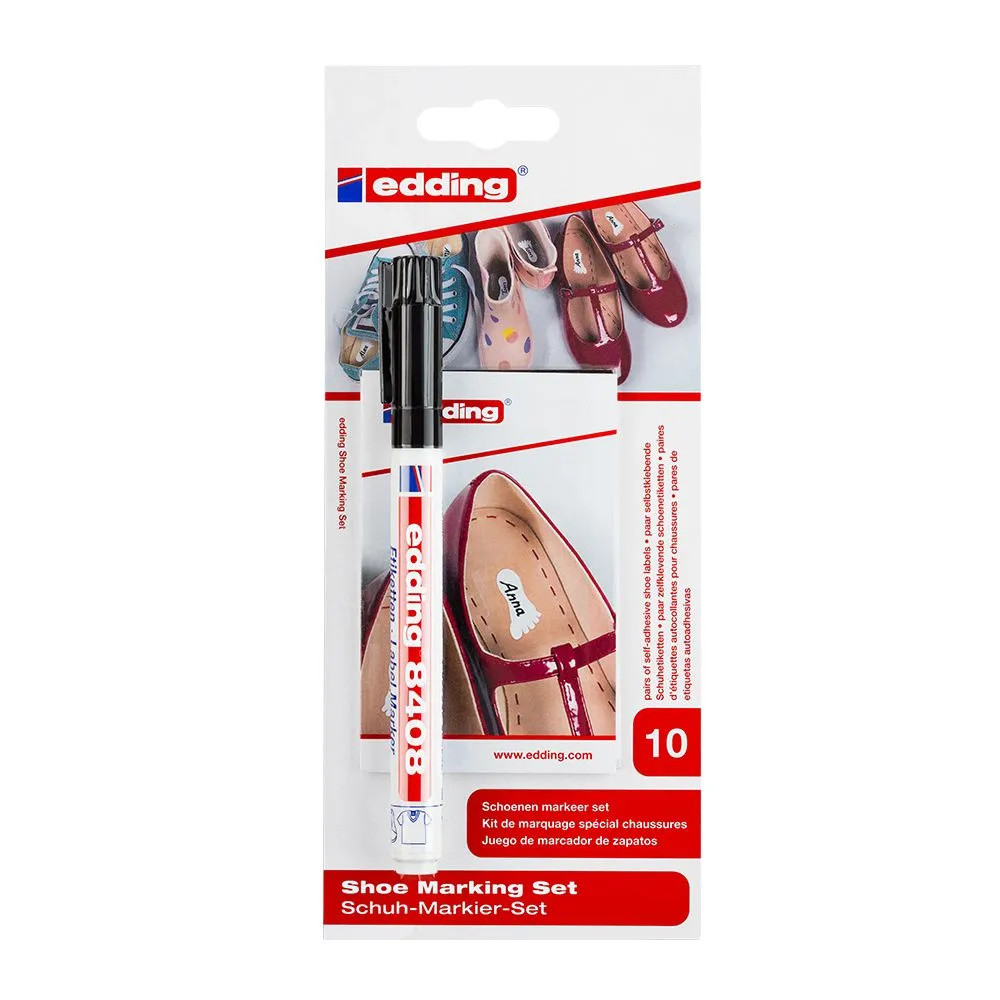 Kit edding 8408 aplicare etichete incaltaminte blister Edding - 1