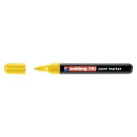 Marker permanent edding 790 cu vopsea corp plastic varf rotund 2-3 mm galben Edding - 1