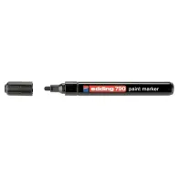 Marker permanent edding 790 cu vopsea corp plastic varf rotund 2-3 mm negru Edding - 1