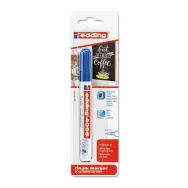 Marker edding 4095 cu creta lichida varf 2-3 mm albastru blister Edding - 1