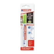 Marker edding 4095 cu creta lichida varf 2-3 mm verde blister Edding - 1