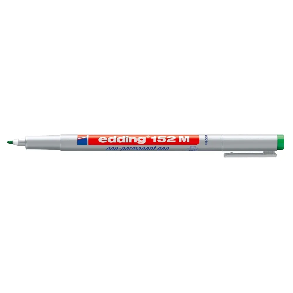 Marker nepermanent edding ohp 152 varf rotund 1.0 mm verde Edding - 1