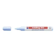 Marker edding 90 pentru suprafete din sticla varf 2-3 mm albastru deschis Edding - 1