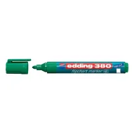 Marker edding 380 pentru flipchart varf rotund 1.5-3 mm verde Edding - 1