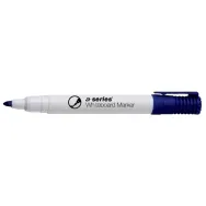 Marker pentru tabla a-series varf rotund 2 mm albastru A-series - 1