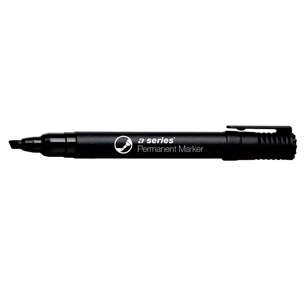 Marker permanent a-series varf retezat 2-5 mm negru A-series - 1
