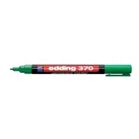 Marker permanent edding 370 corp plastic varf rotund 1 mm verde Edding - 1