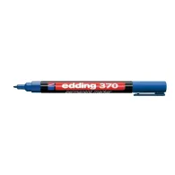Marker permanent edding 370 corp plastic varf rotund 1 mm albastru Edding - 1