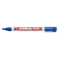 Marker permanent edding 400 corp plastic varf rotund 1 mm albastru Edding - 1