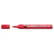 Marker permanent edding 2000c corp metalic varf rotund 1.5-3 mm rosu Edding - 1