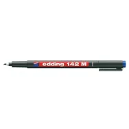 Marker permanent edding ohp 142m corp plastic varf rotund 1 mm albastru Edding - 1