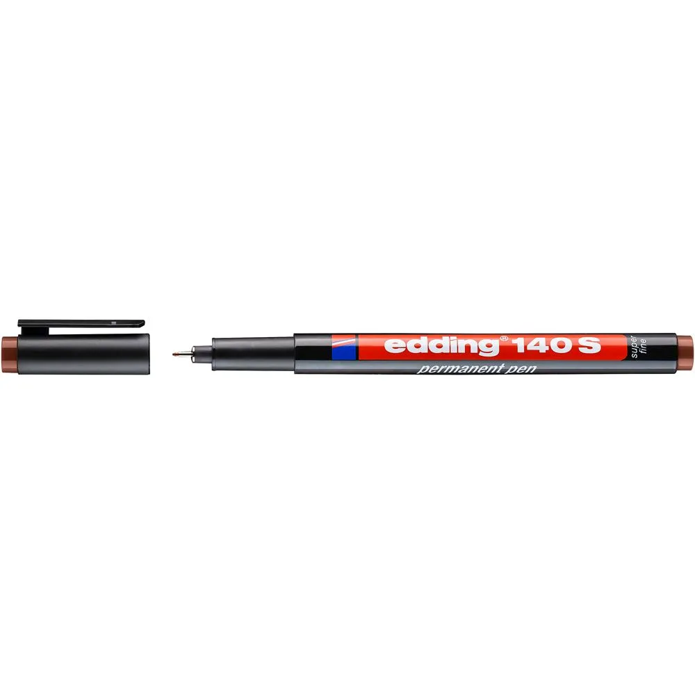 Marker edding 140 ohp permanent varf 0.3 mm maro Edding - 1