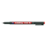 Marker permanent edding ohp 140s corp plastic varf rotund 0.3 mm rosu Edding - 1
