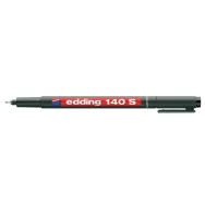 Marker permanent edding ohp 140s corp plastic varf rotund 0.3 mm negru Edding - 1