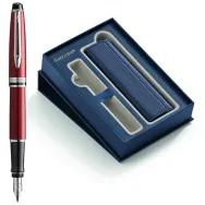 Set stilou waterman expert deluxe red cutie cadou cu etui Waterman - 1