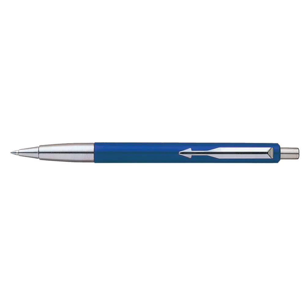 Pix cu mecanism parker vector 0.8 mm accesorii cromate albastru Parker - 1