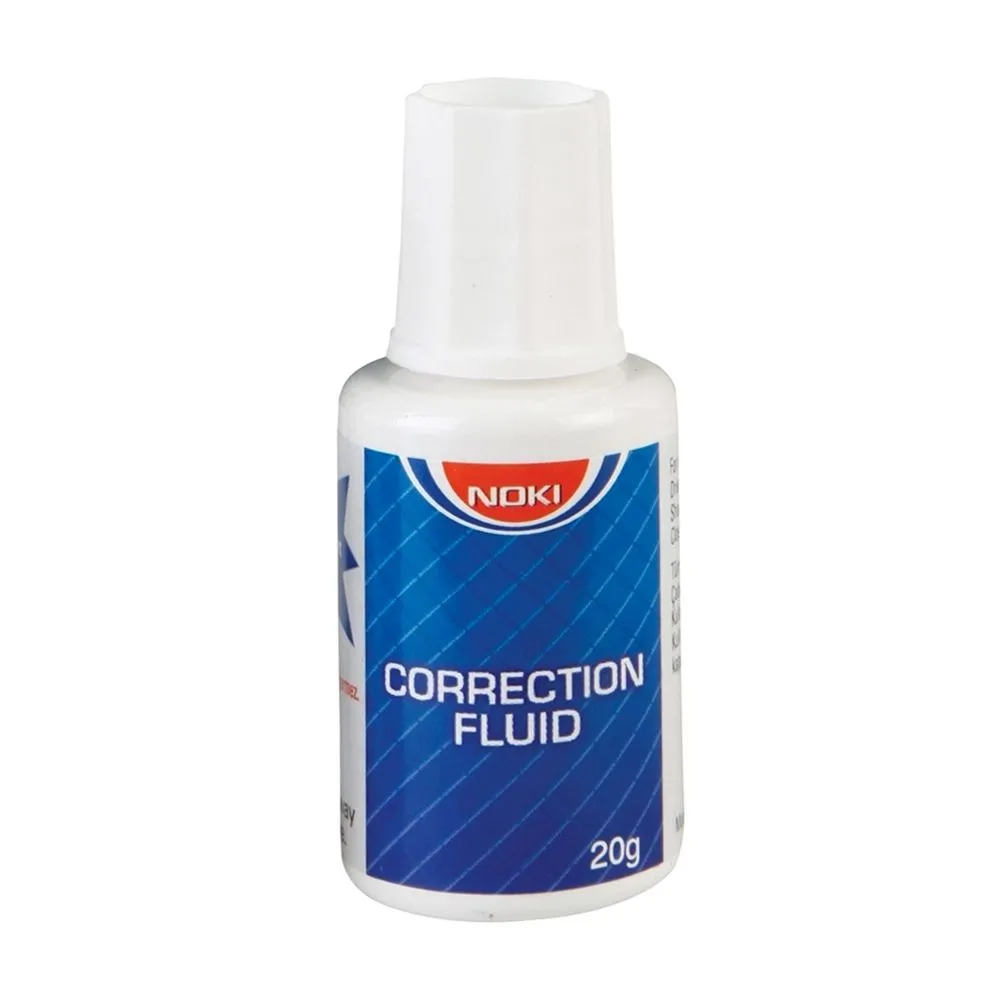 Fluid corector noki 20 ml pe baza de solvent aplicator cu pensula Noki - 1
