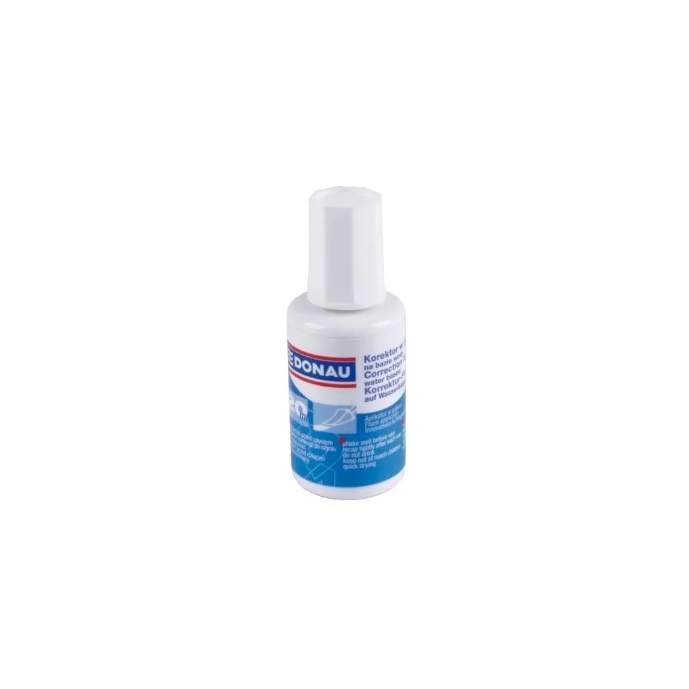 Fluid corector donau 20 ml pe baza de apa aplicator cu burete Donau - 1