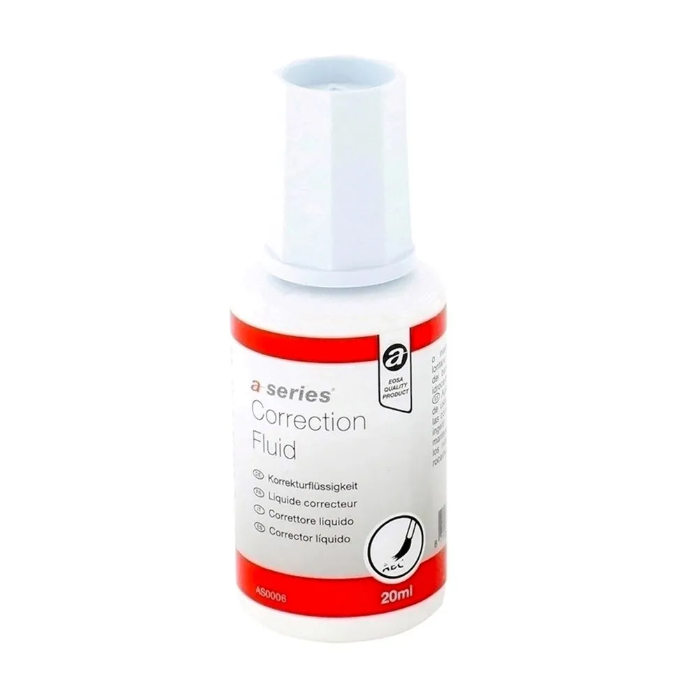 Fluid corector a-series 20ml pe baza de solvent aplicator cu pensula A-series - 1