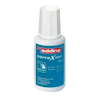 Fluid corector edding 20 ml pe baza de solvent aplicator cu pensula Edding - 1