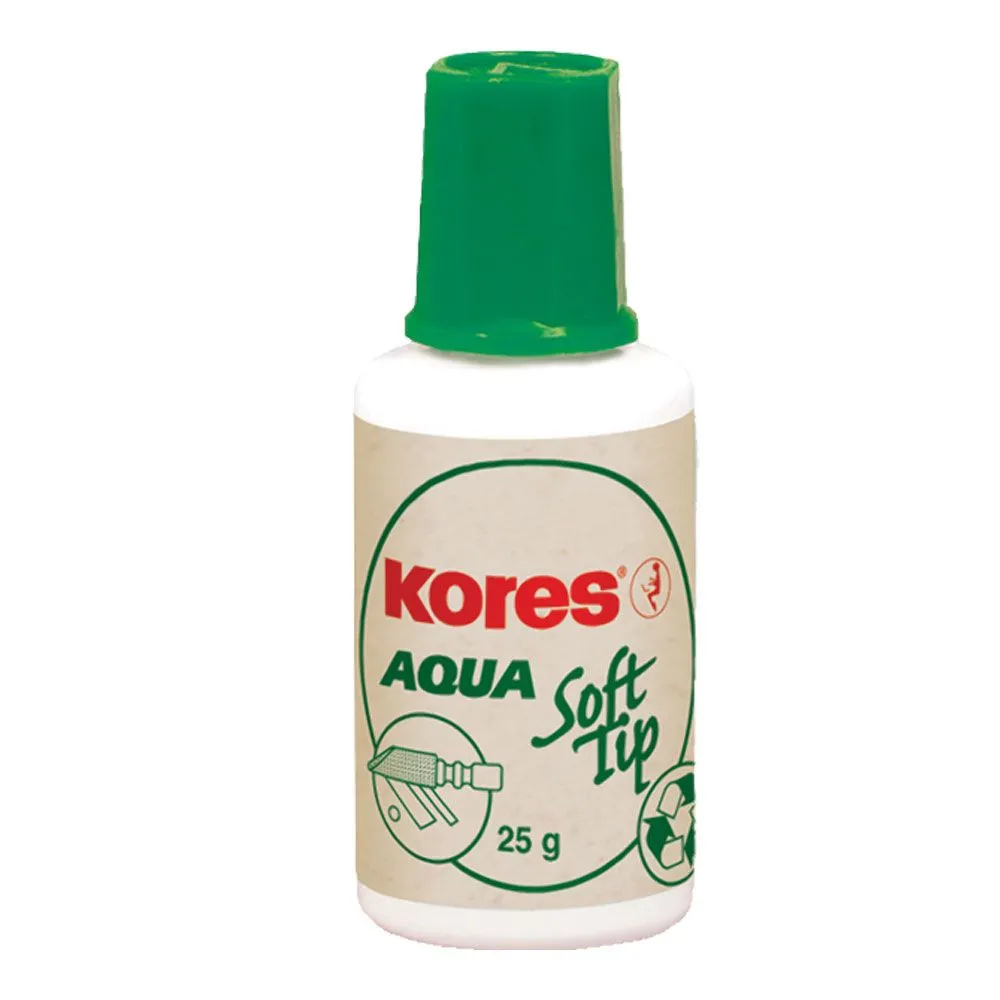 Fluid corector kores 20 ml pe baza de apa aplicator cu burete Kores - 1