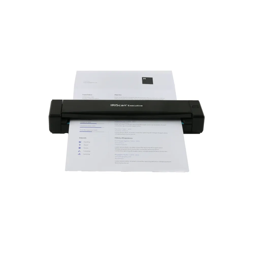 I.R.I.S. IRIScan Executive 4 Sheet-fed scaner 600 x 600 DPI A4 Negru I.R.I.S. - 1