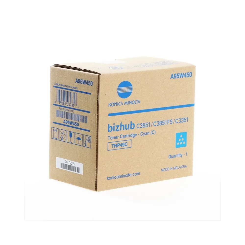 Toner Konica-Minolta TNP49C  Cyan Konica-minolta - 1