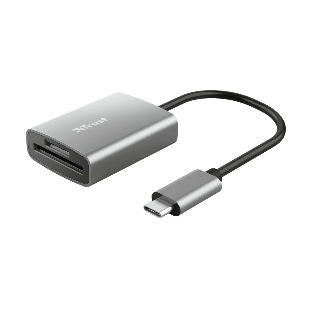 Trust 24136 cititoare de carduri USB 3.2 Gen 1 (3.1 Gen 1) Type-C Aluminiu Trust - 1