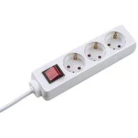 Prelungitor bachmann selly 3xcee7/3 pc cu intrerupator lungime cablu 1.5m Bachmann - 1