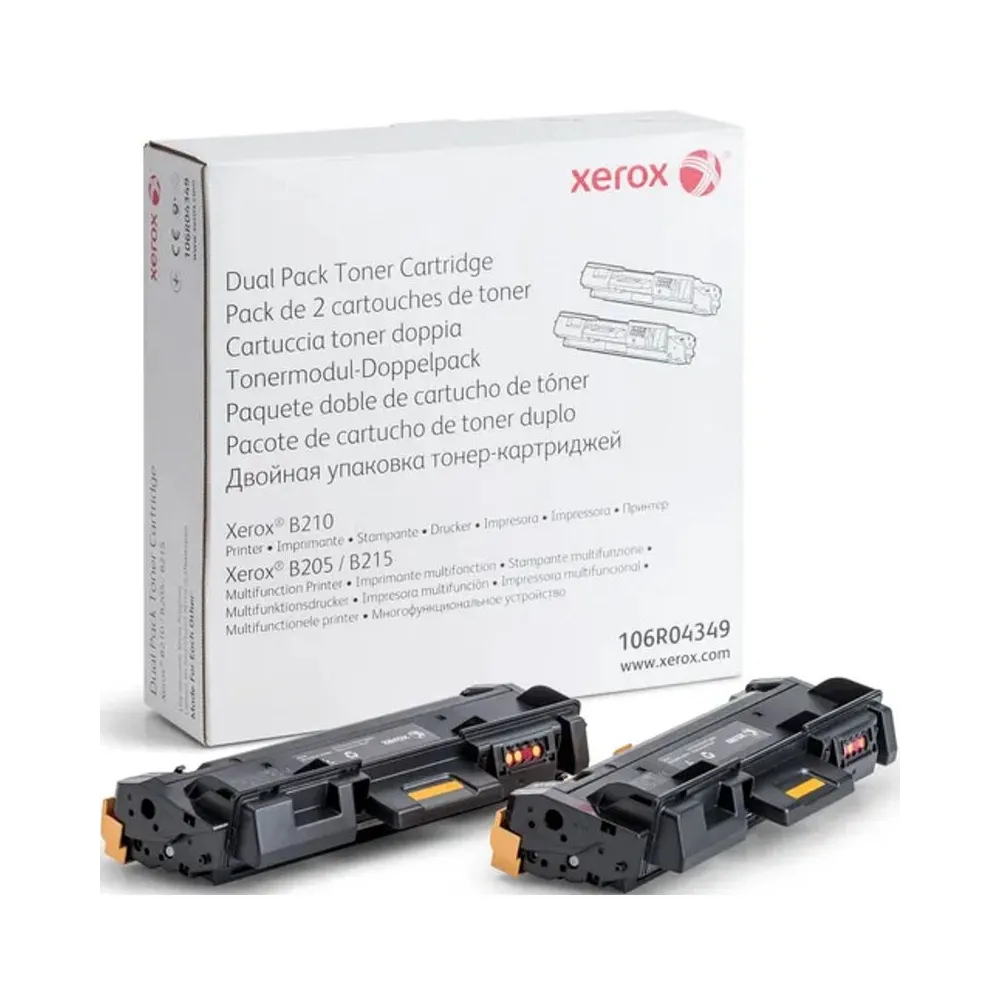 Toner Xerox 106R04349 Dual Pack  Black Xerox - 1