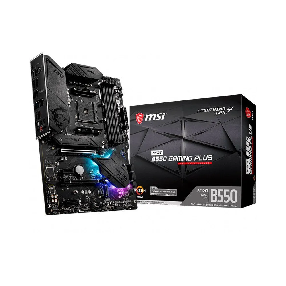 Msi mpg b550 gaming plus atx amd am4 socket 1x Msi - 1