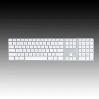Apple |englishkeyboard with numeric keypadenglishrussianКлавиатура with numeric keypadrussian| white Apple - 1