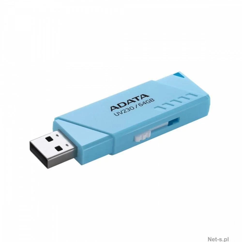 Usb flash drive adata 64gb uv230 blue retail usb-a 2.0 Adata - 1