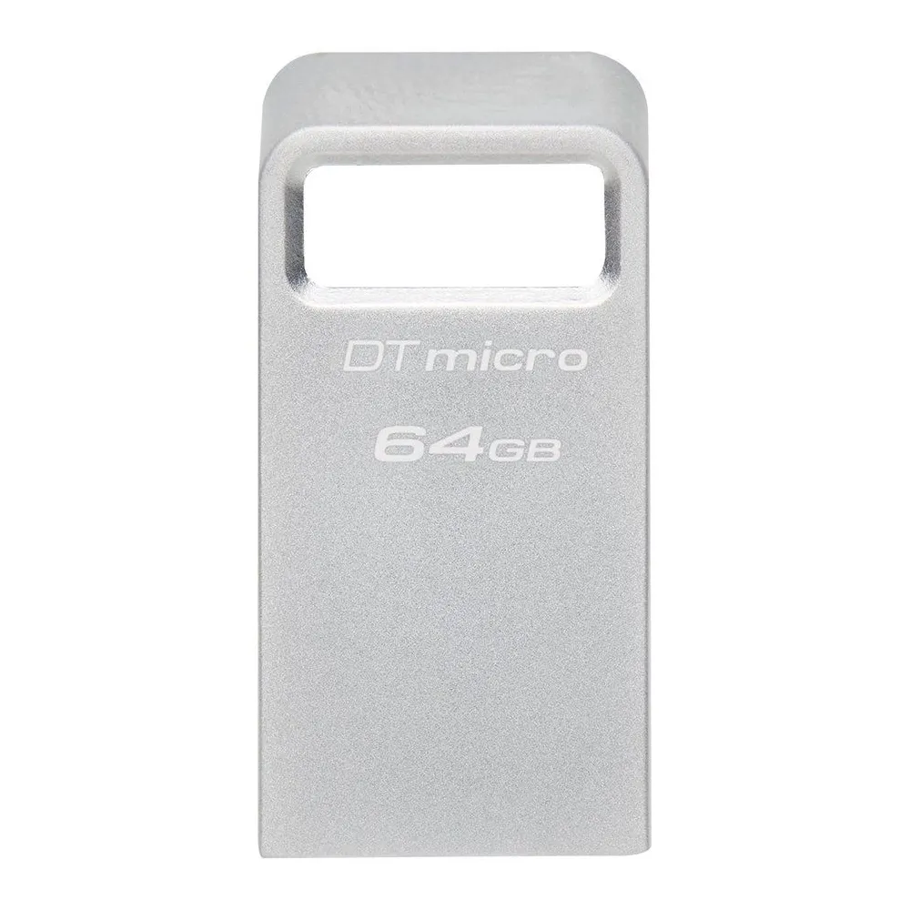 Kingston 64gb datatraveler micro 200mb/s metal usb 3.2 gen 1 ean: 740617328066 dtmc3g2/64gb(include tv 0.03 lei) Kingston - 1