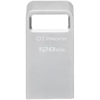 Kingston 128gb datatraveler micro 200mb/s metal usb 3.2 gen 1 ean: 740617328028 dtmc3g2/128gb(include tv 0.03 lei) Kingston - 1