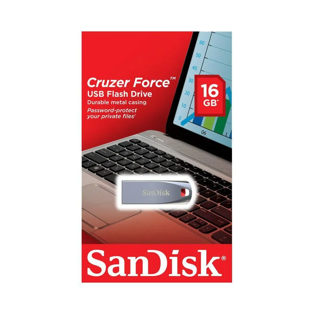 Usb flash drive sandisk cruzer force 16gb 2.0 Sandisk - 1