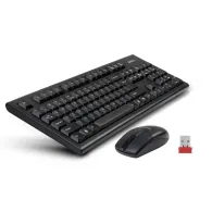 Kit tastatura + mouse a4tech 3100n wireless negru tastatura gr-85 A4tech - 1