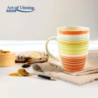 Cana ceramica 285 ml sara portocaliu Heinner - 1