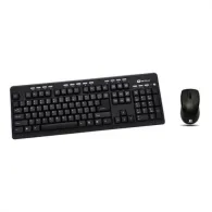 Kit tastatura + mouse serioux mkm5500 cu fir multimedia negru Serioux - 1