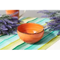 Gala orange ceramic bowl 14 cm Heinner - 1