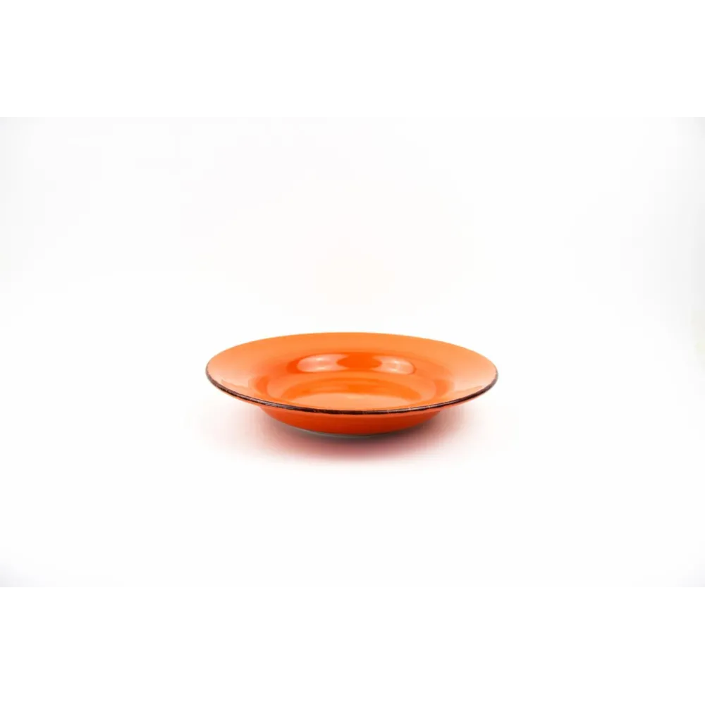 Farfurie paste ceramica 22cmgala orange Heinner - 1