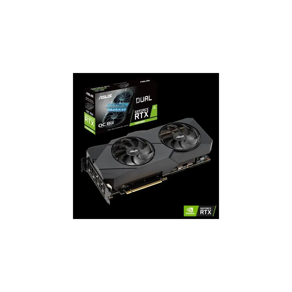 Placa video asus dual rtx 2080 super evo v2 oc Asus - 1