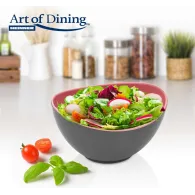 Bol oval bicolor  plastic 14 x 12.5 x 7.5 cm Heinner - 1