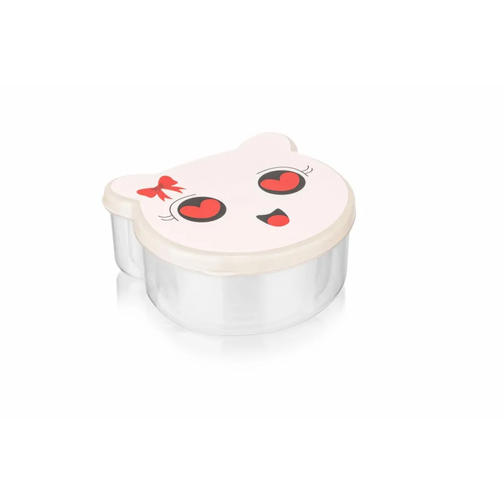 Set 4 caserole  cu capac  plastic pucca Heinner - 1