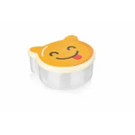 Set 4 caserole  cu capac  plastic smiley Heinner - 1