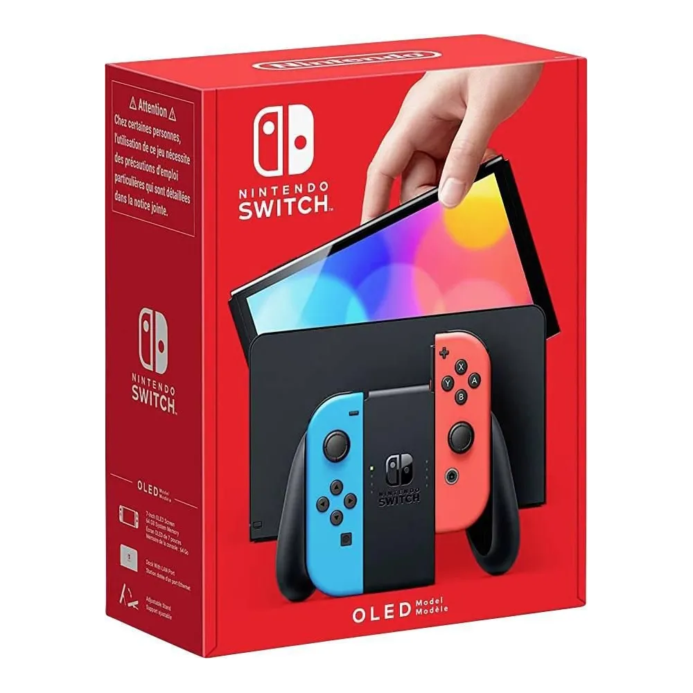 Nintendo switch oled console 7 blue/red Nintendo - 1